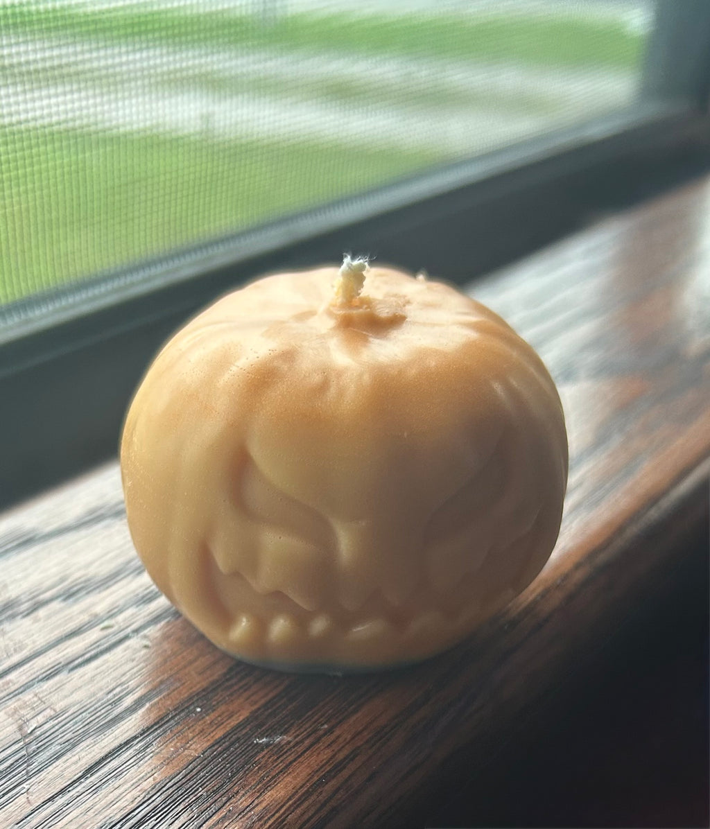 Yojawill Organic Halloween Pumpkin Soy Candle Hand Poured