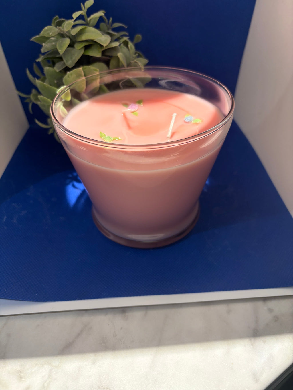 Yojawill Organic Large Flower Soy Candle Hand Poured