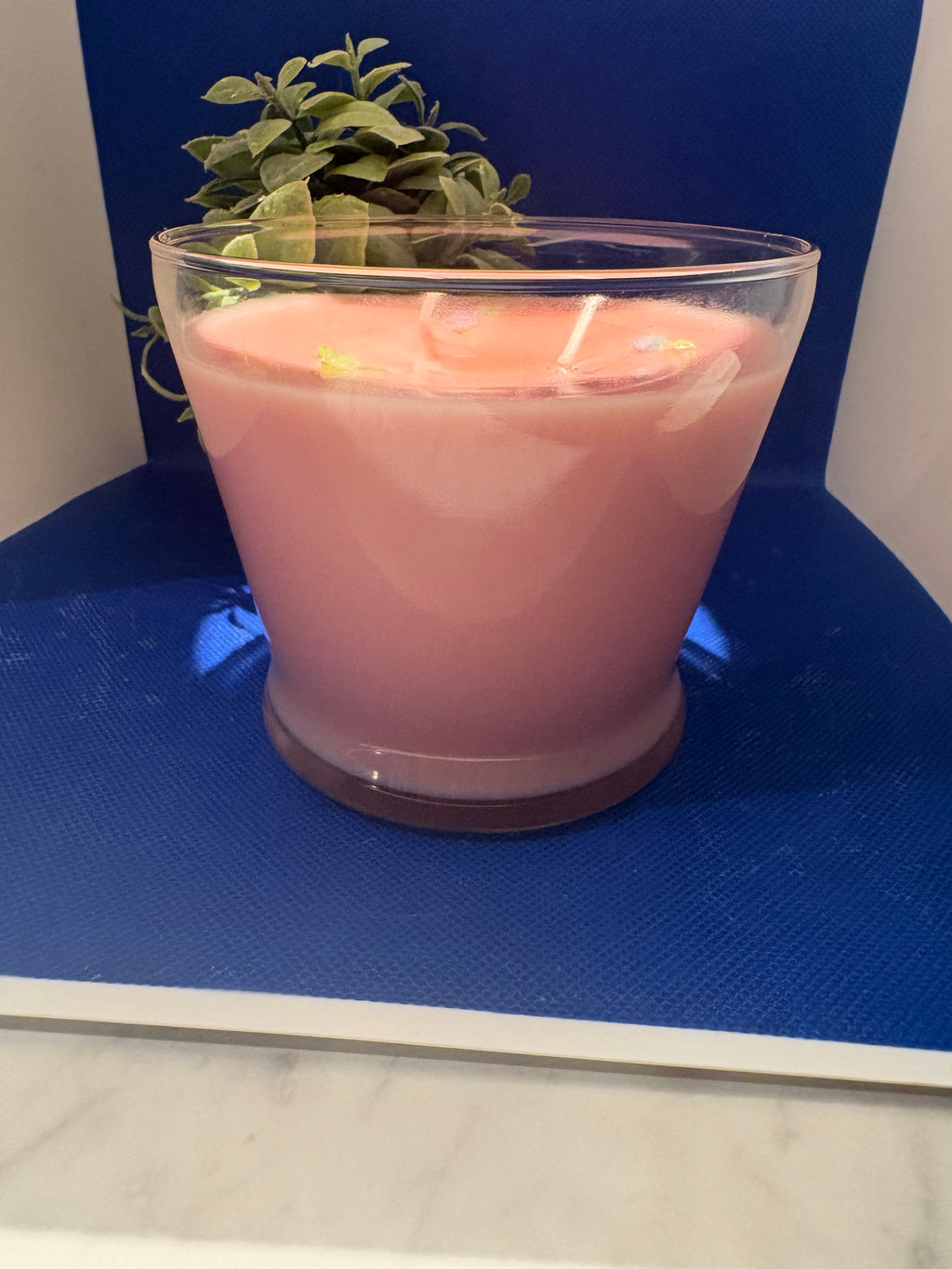 Yojawill Organic Large Flower Soy Candle Hand Poured