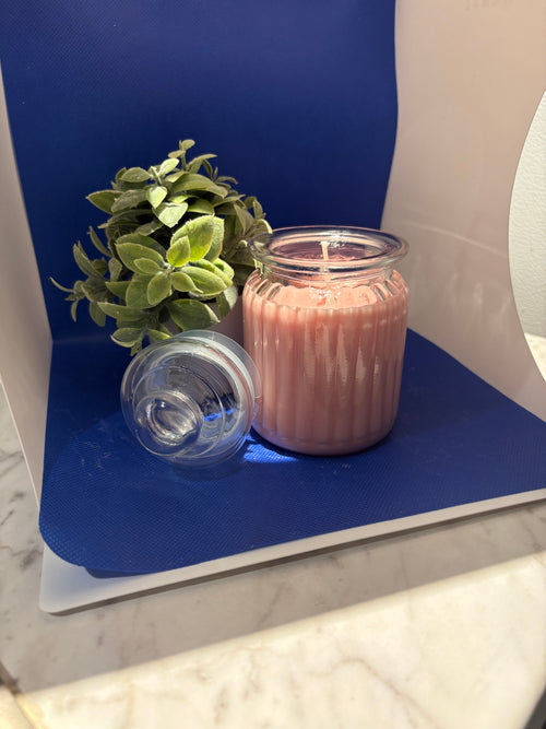 Cherry in organic candle