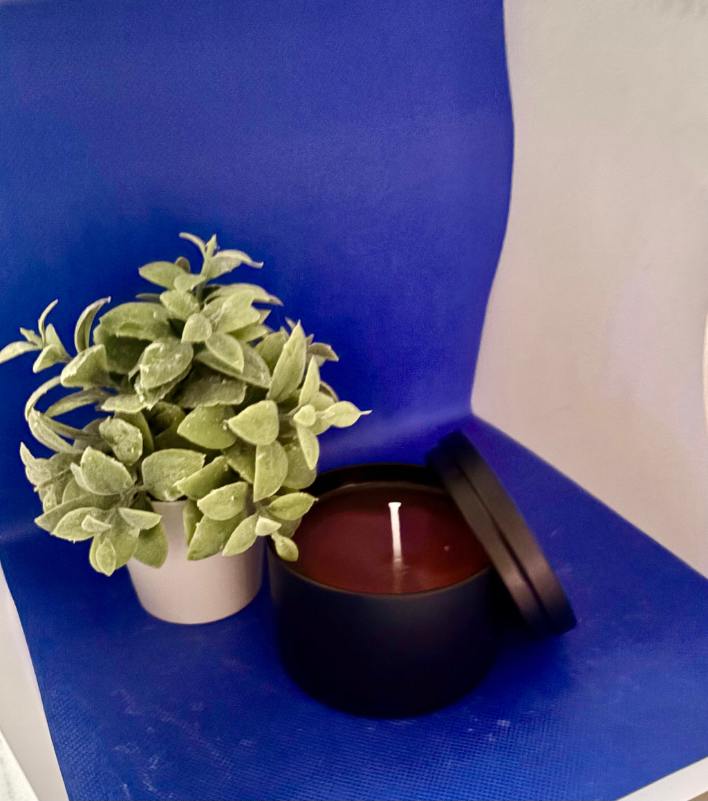 Yojawill Organic Tin Can Soy Candle Hand Poured