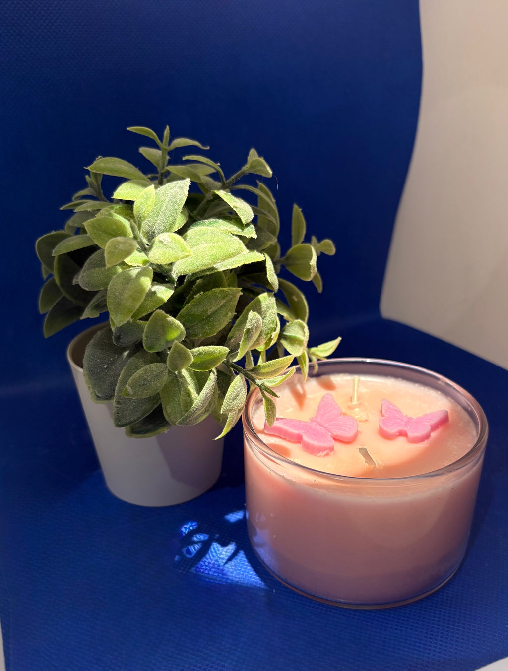 Yojawill Organic Small Glass Soy Candle Hand Poured