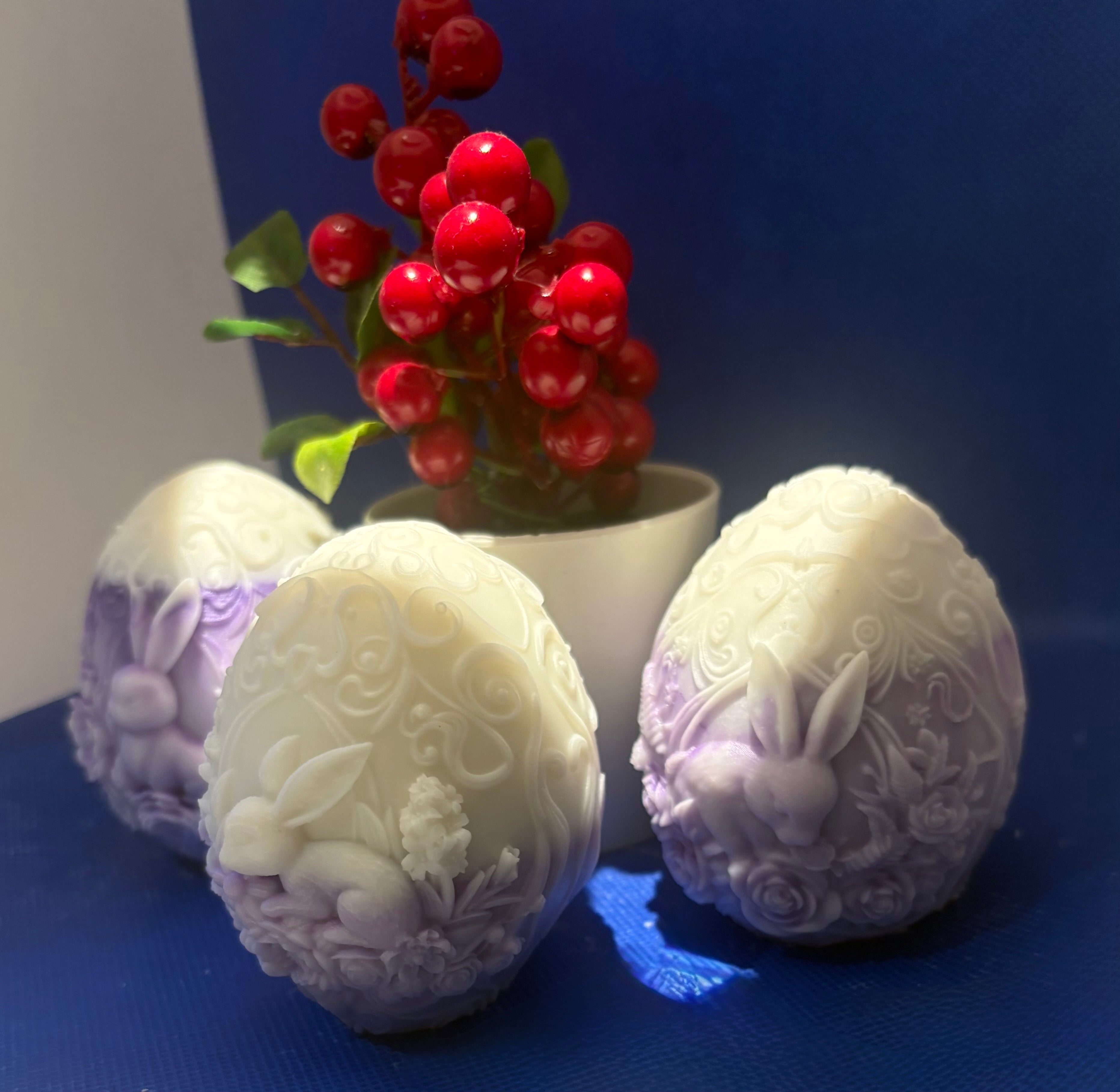 Yojawill Organic Easter Holiday Soy Candle Set of 3