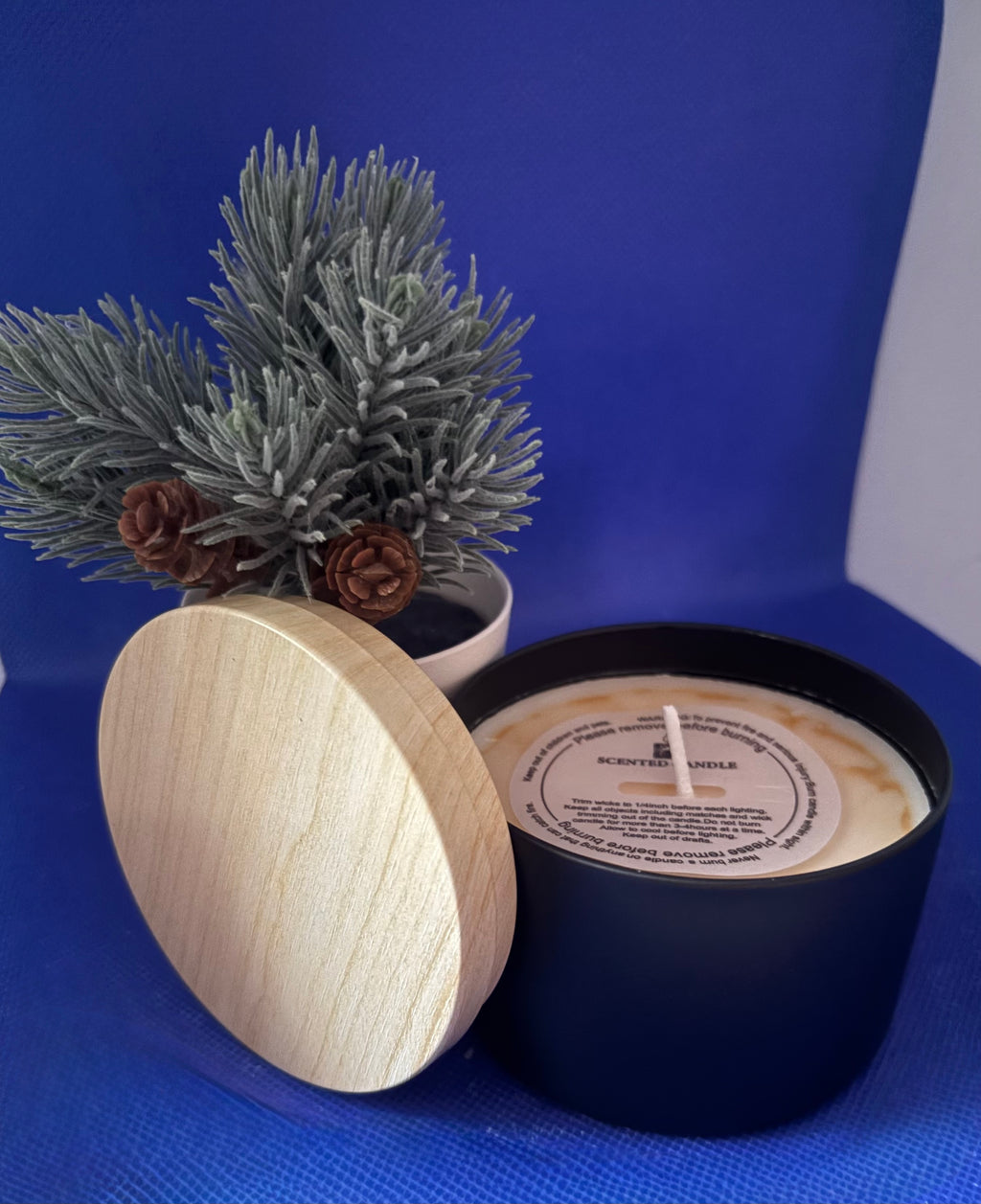 Yojawill Organic Tin Can Soy Candle Hand Poured