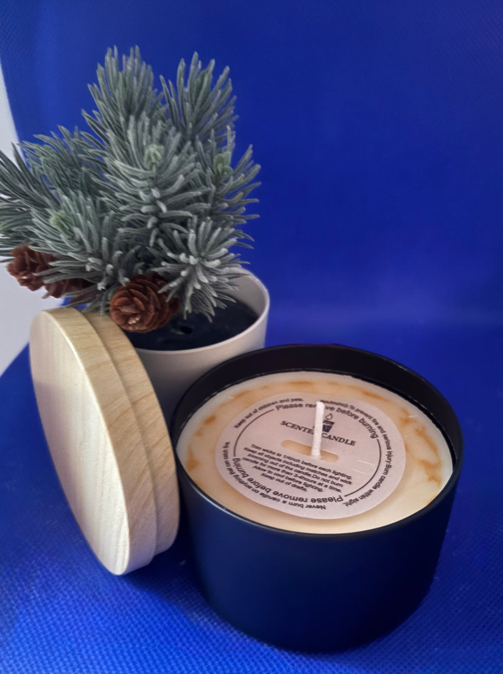 Yojawill Organic Tin Can Soy Candle Hand Poured