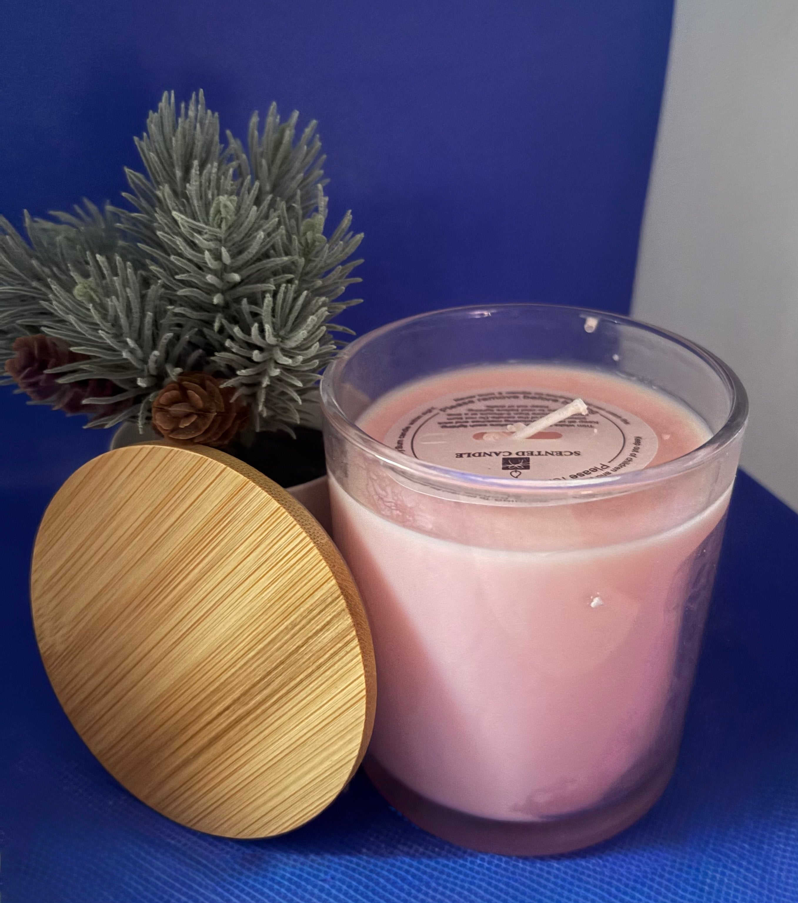 Yojawill Organic Glass Soy Candle Hand Poured