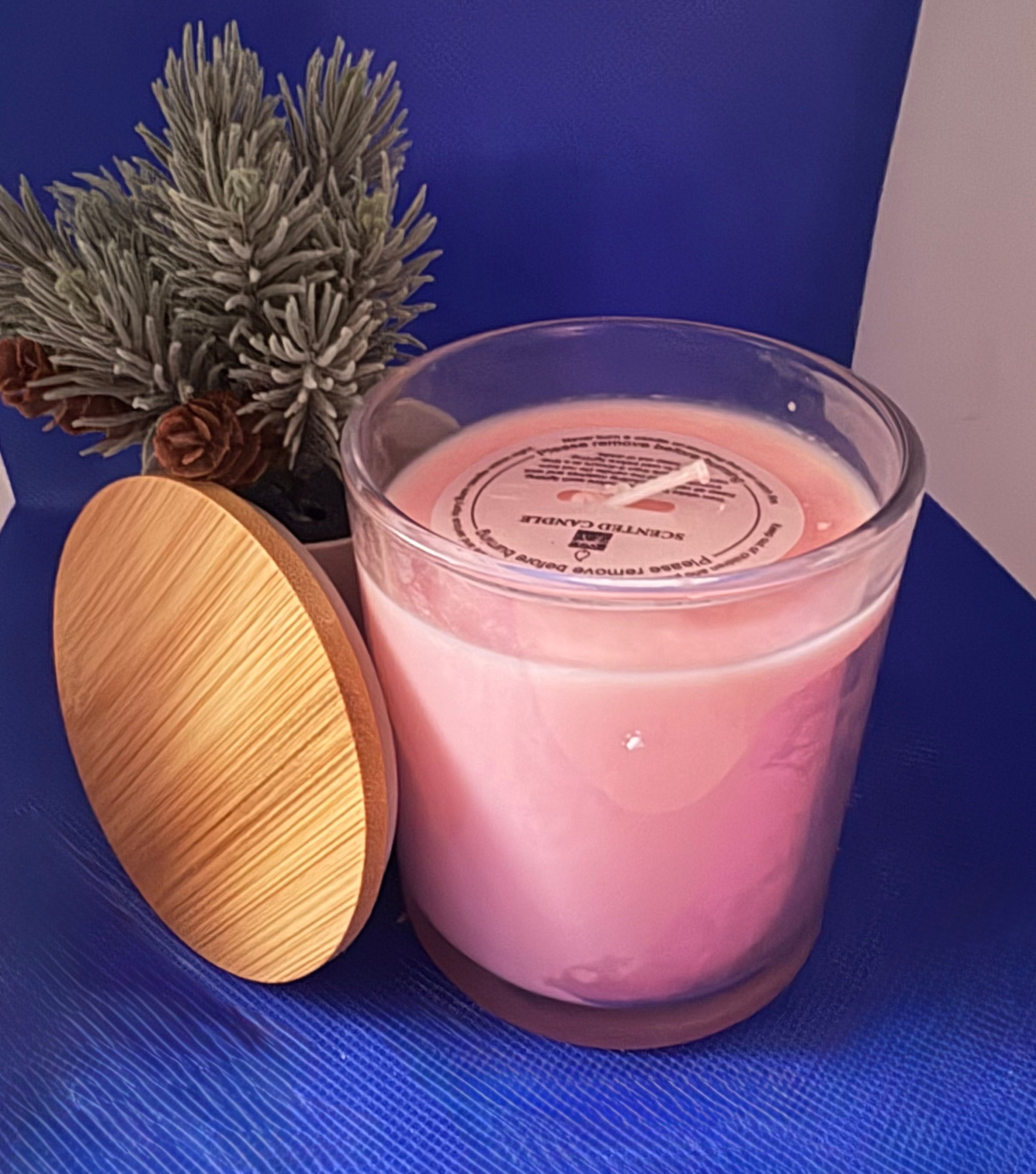 Yojawill Organic Glass Soy Candle Hand Poured