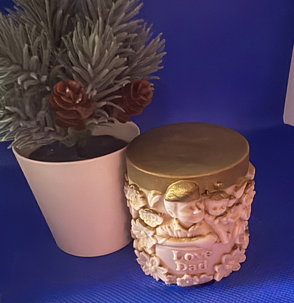 Yojawill Organic Mom and Dad Soy Candle Set Hand Poured