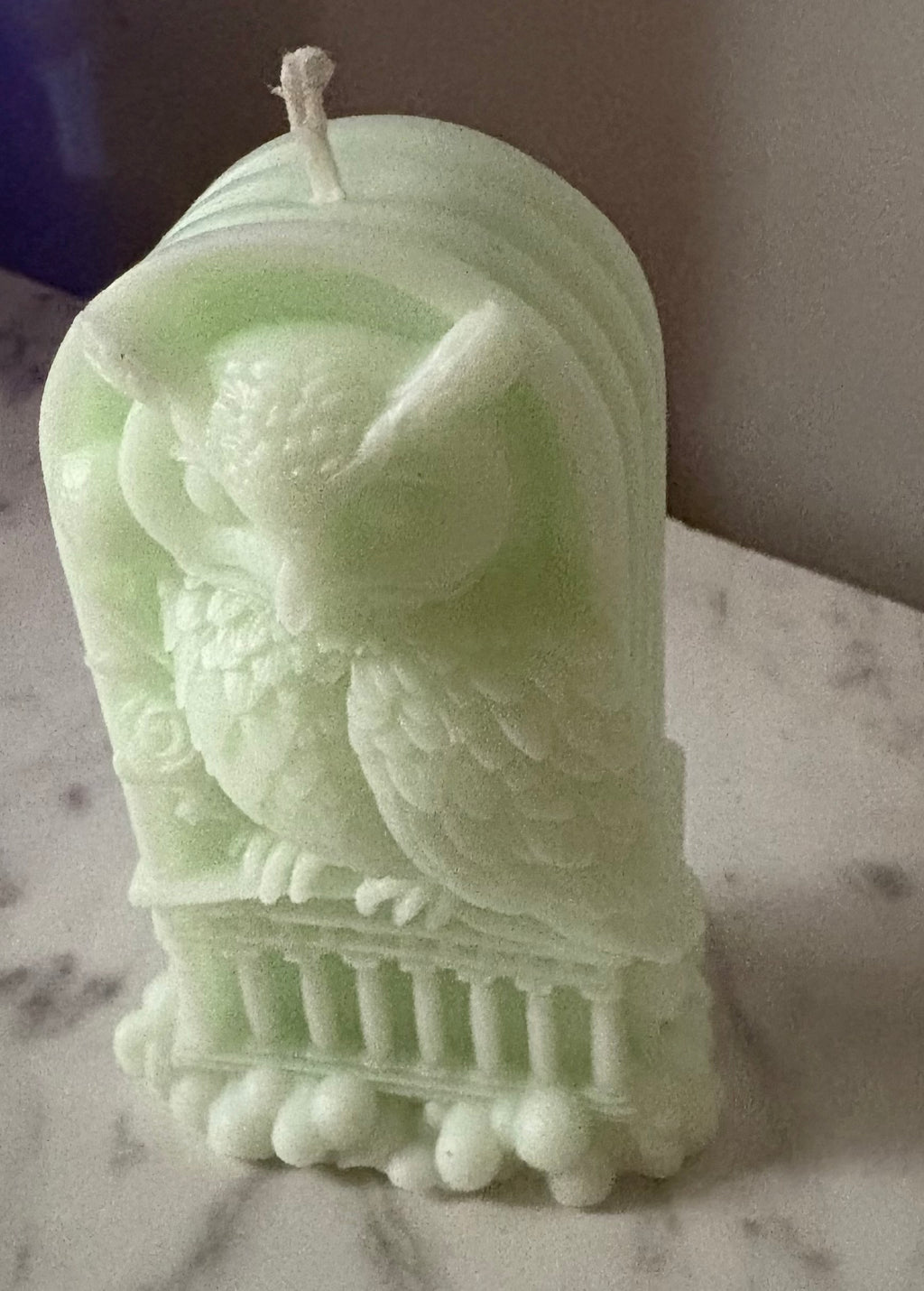 Yojawill Organic Owl Soy Candle Hand Poured