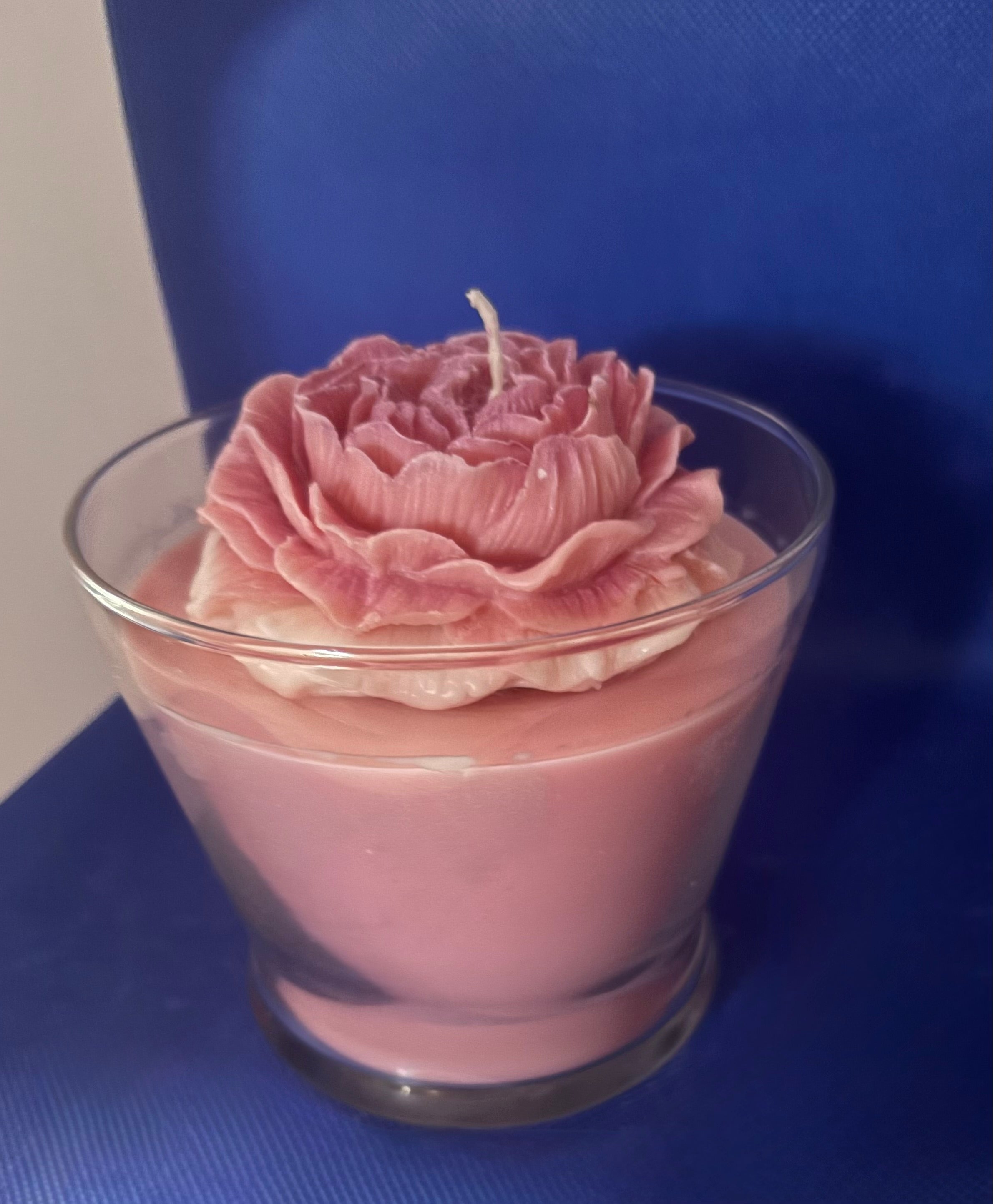 Yojawill Organic Large Flower Soy Candle Hand Poured
