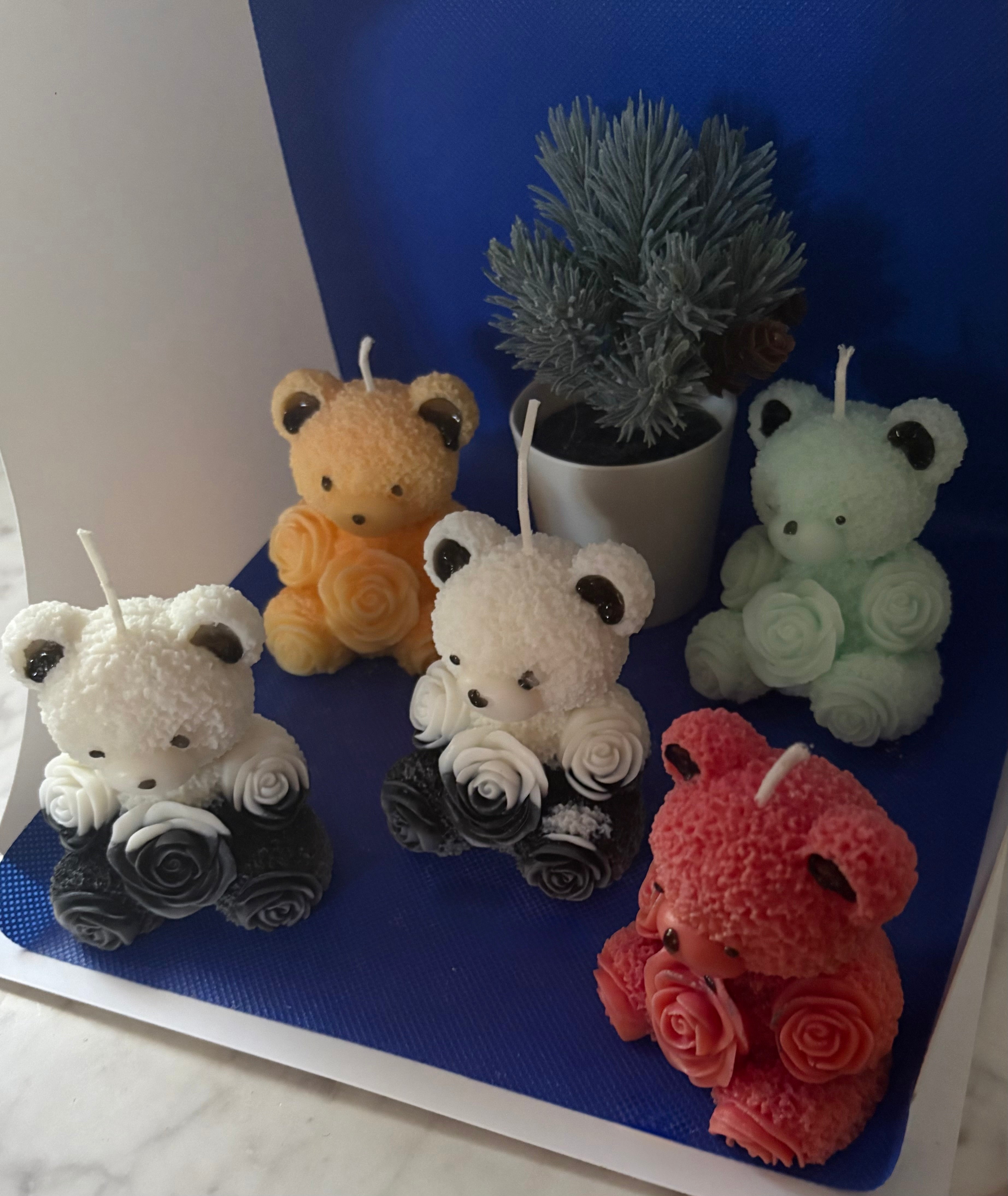 Yojawill Organic Bear My Roses Soy Candle Hand Poured