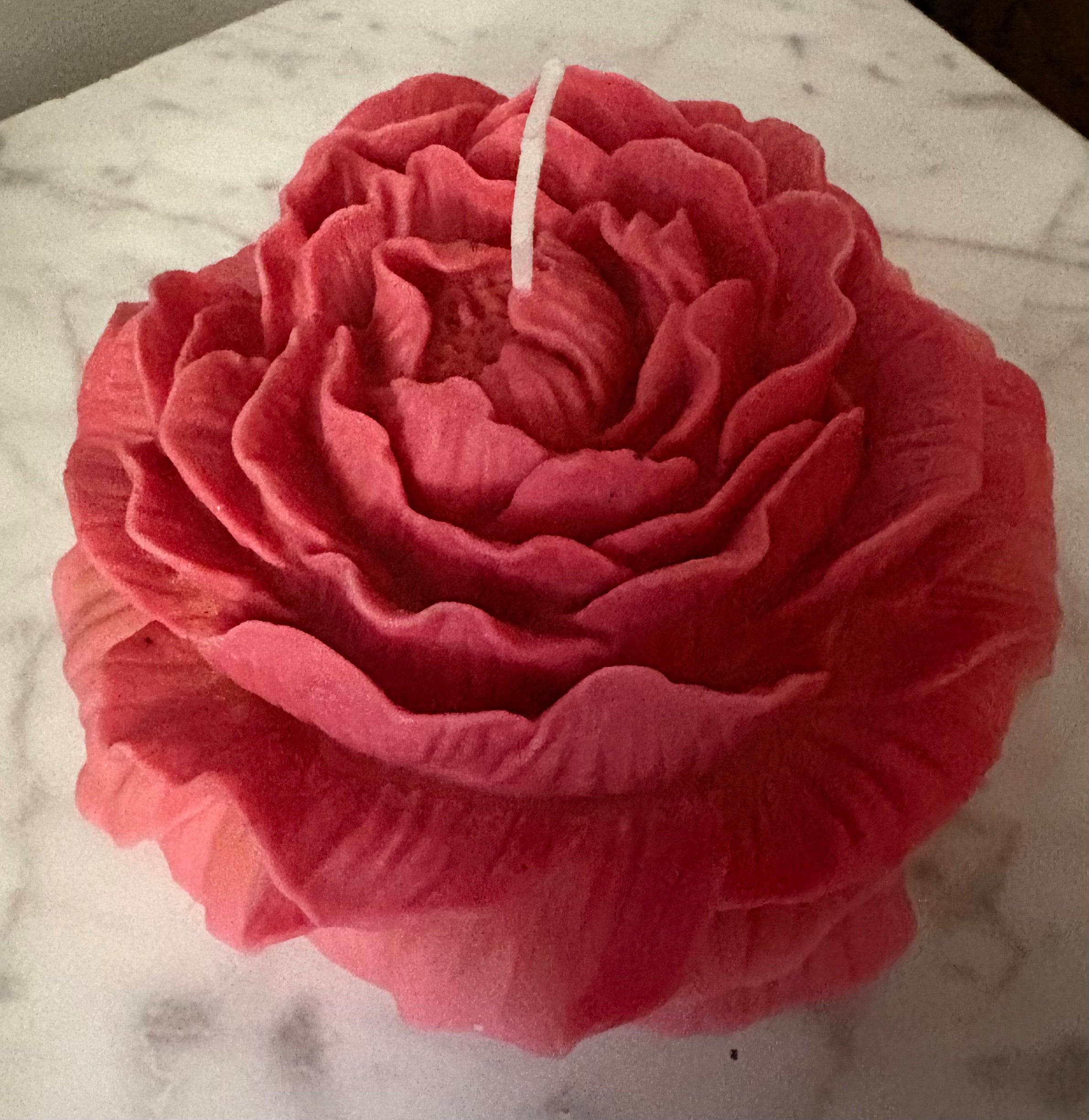 Yojawill Organic Large Mother of a Rose Soy Candle Hand Poured