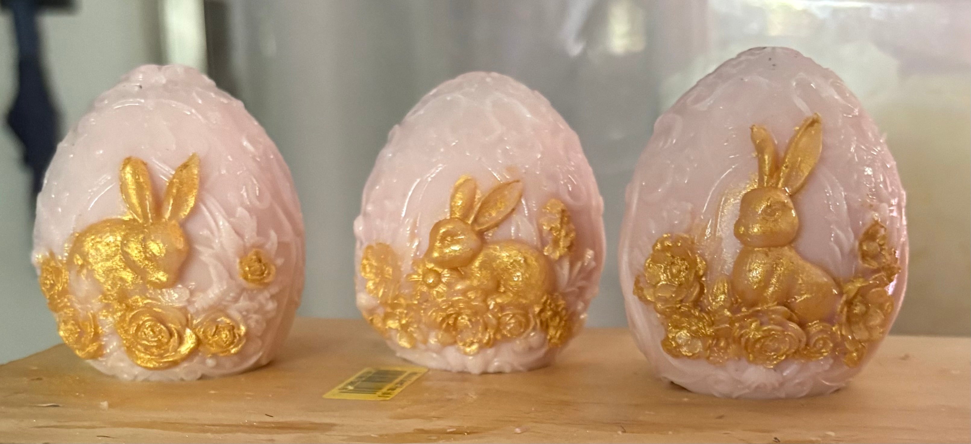 Yojawill Organic Easter Holiday Soy Candle Set of 3