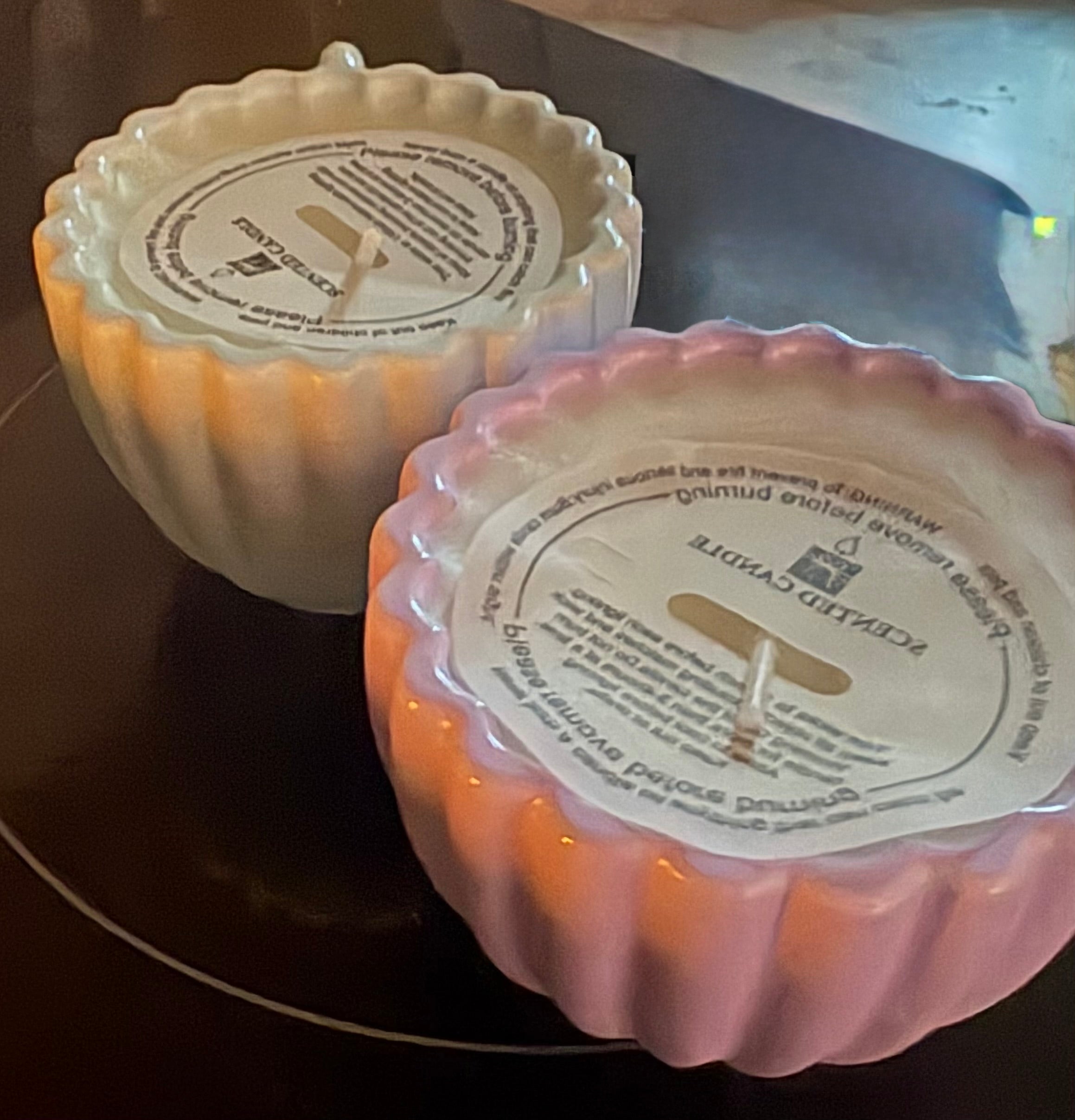 Yojawill Organic Cookie Cup Candles Hand Poured