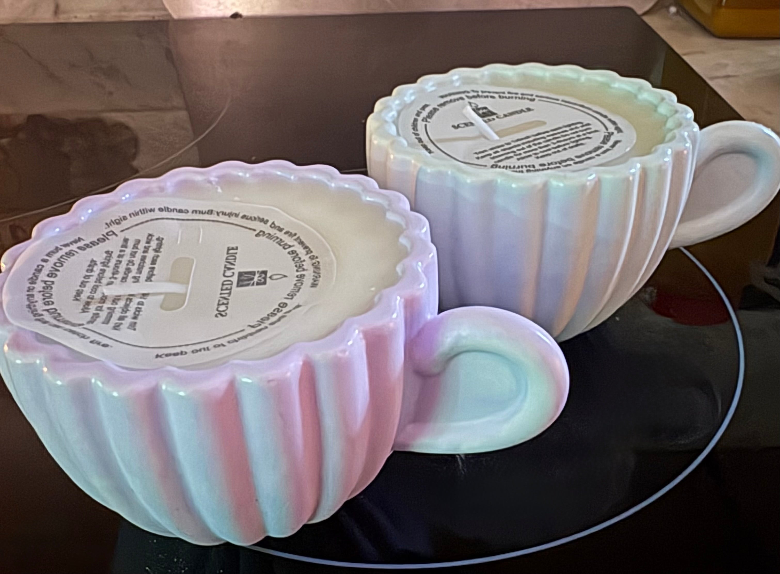 Yojawill Organic Cookie Cup Candles Hand Poured