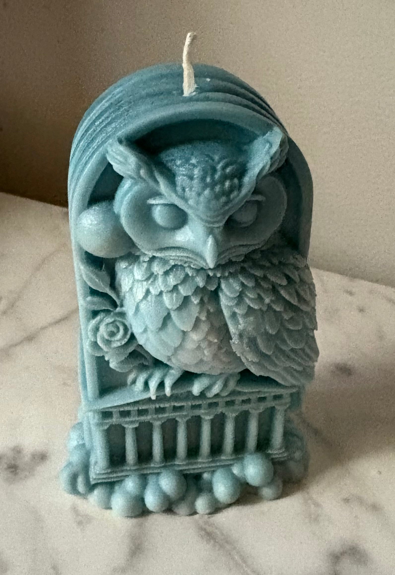Yojawill Organic Owl Soy Candle Hand Poured