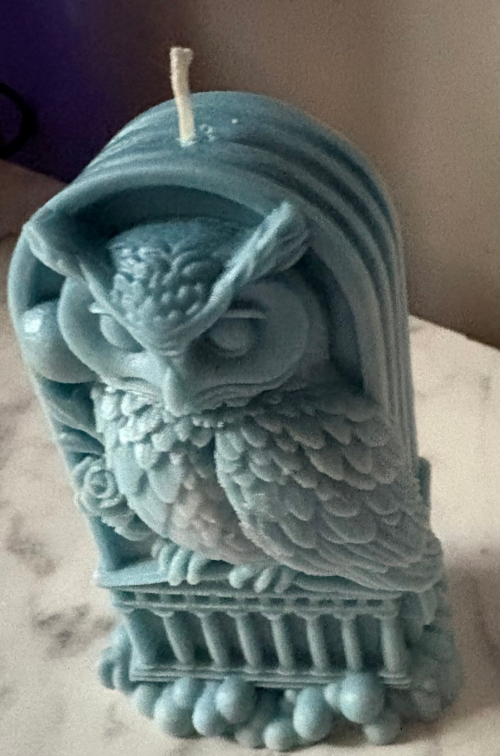 Yojawill Organic Owl Soy Candle Hand Poured