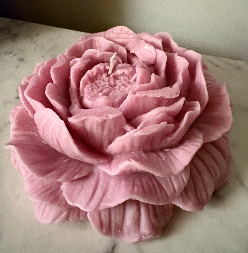 Yojawill Organic Large Mother of a Rose Soy Candle Hand Poured