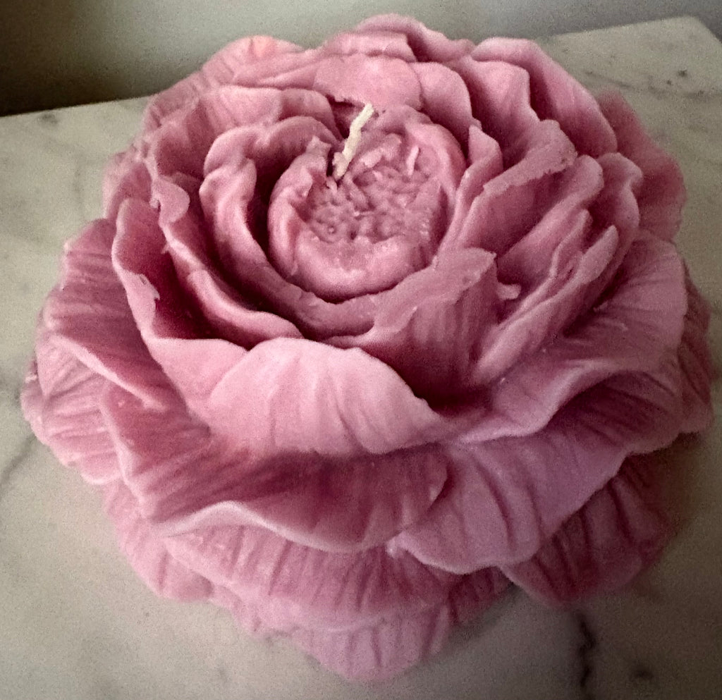 Yojawill Organic Large Mother of a Rose Soy Candle Hand Poured