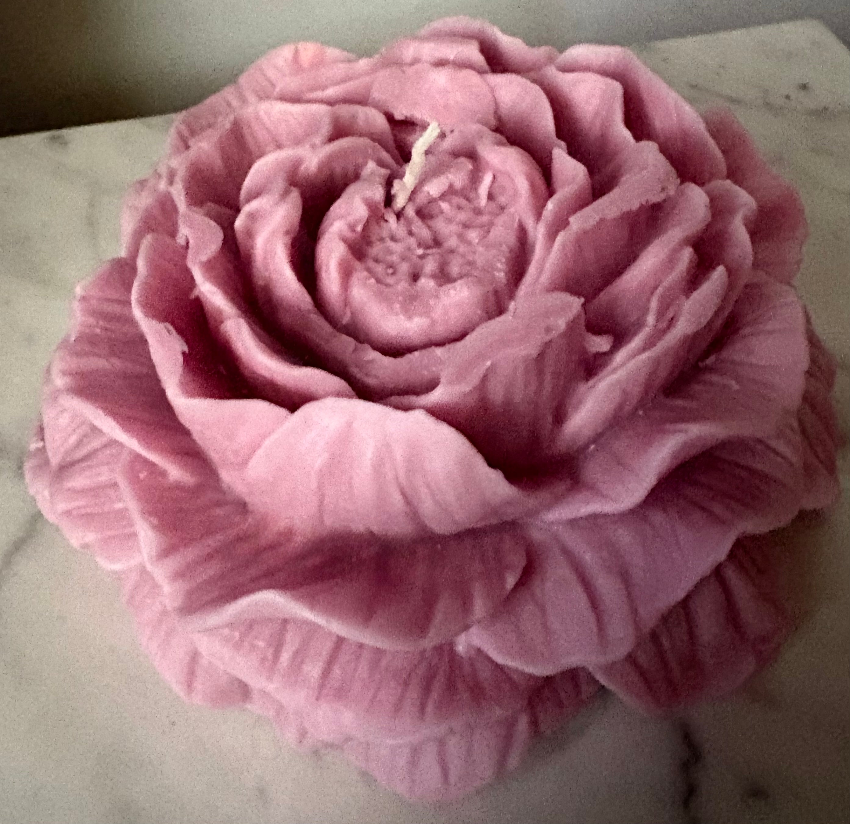 Yojawill Organic Large Mother of a Rose Soy Candle Hand Poured