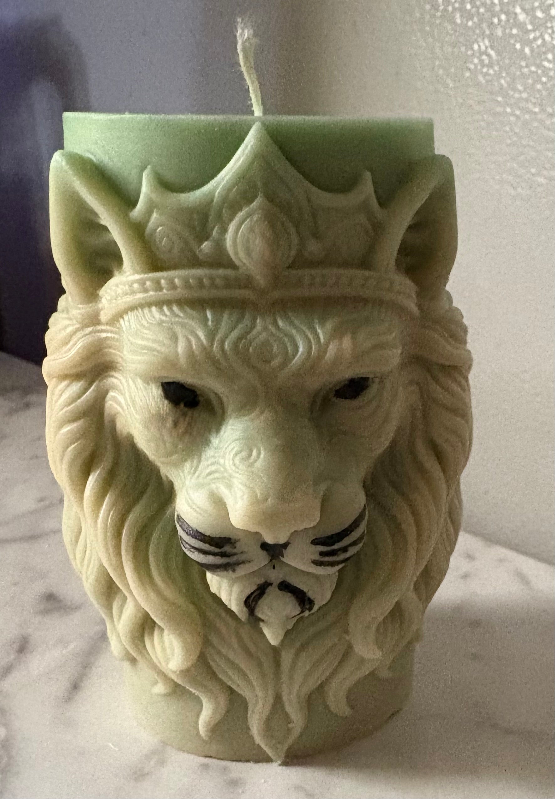 Yojawill Organic Lion Soy Candle Hand Poured
