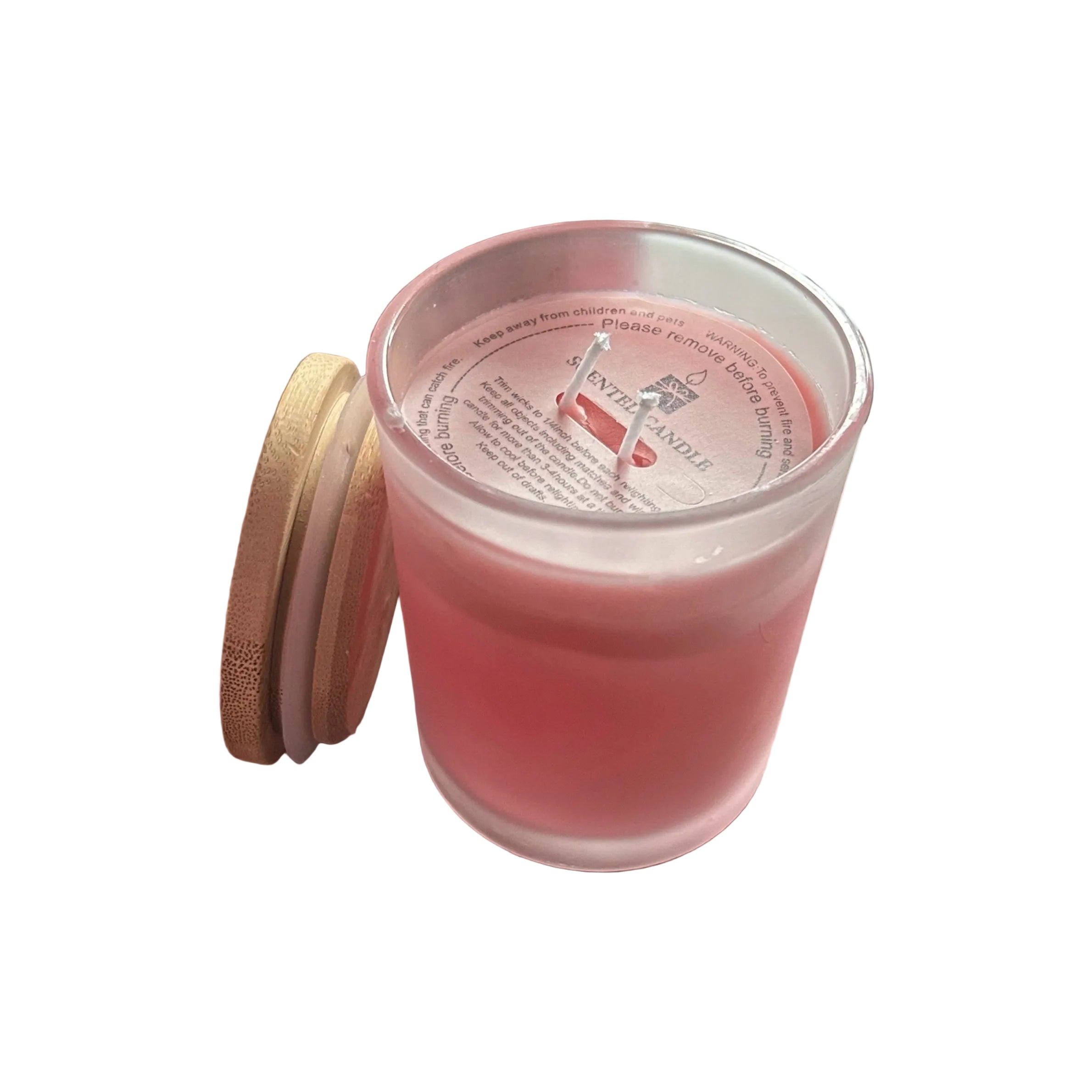 Yojawill Organic Glass Soy Candle Hand Poured