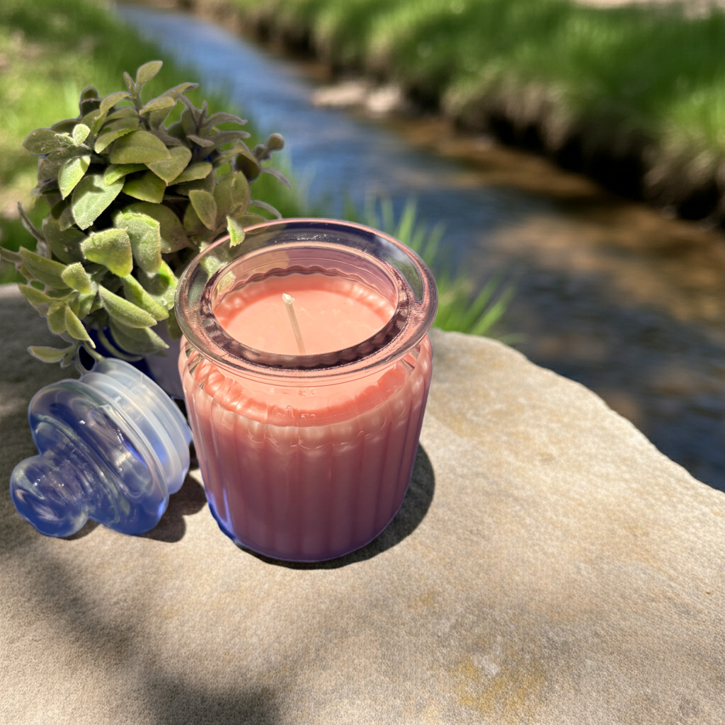 Yojawill Organic Cherry Soy Candle Hand Poured