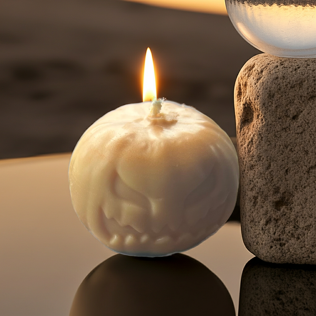 Yojawill Organic Halloween Pumpkin Soy Candle Hand Poured