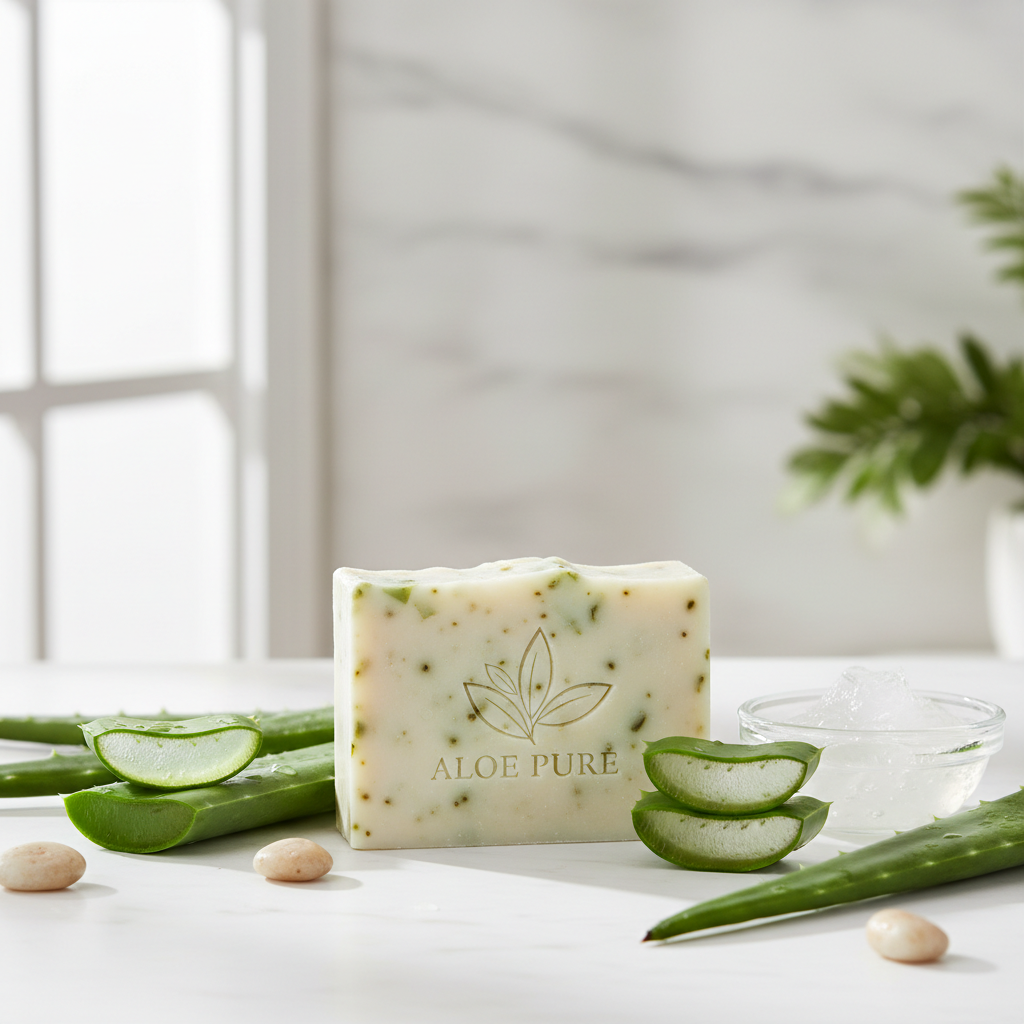 Yojawill Organic Aloe Vera Bar Soap Natural Ingredients