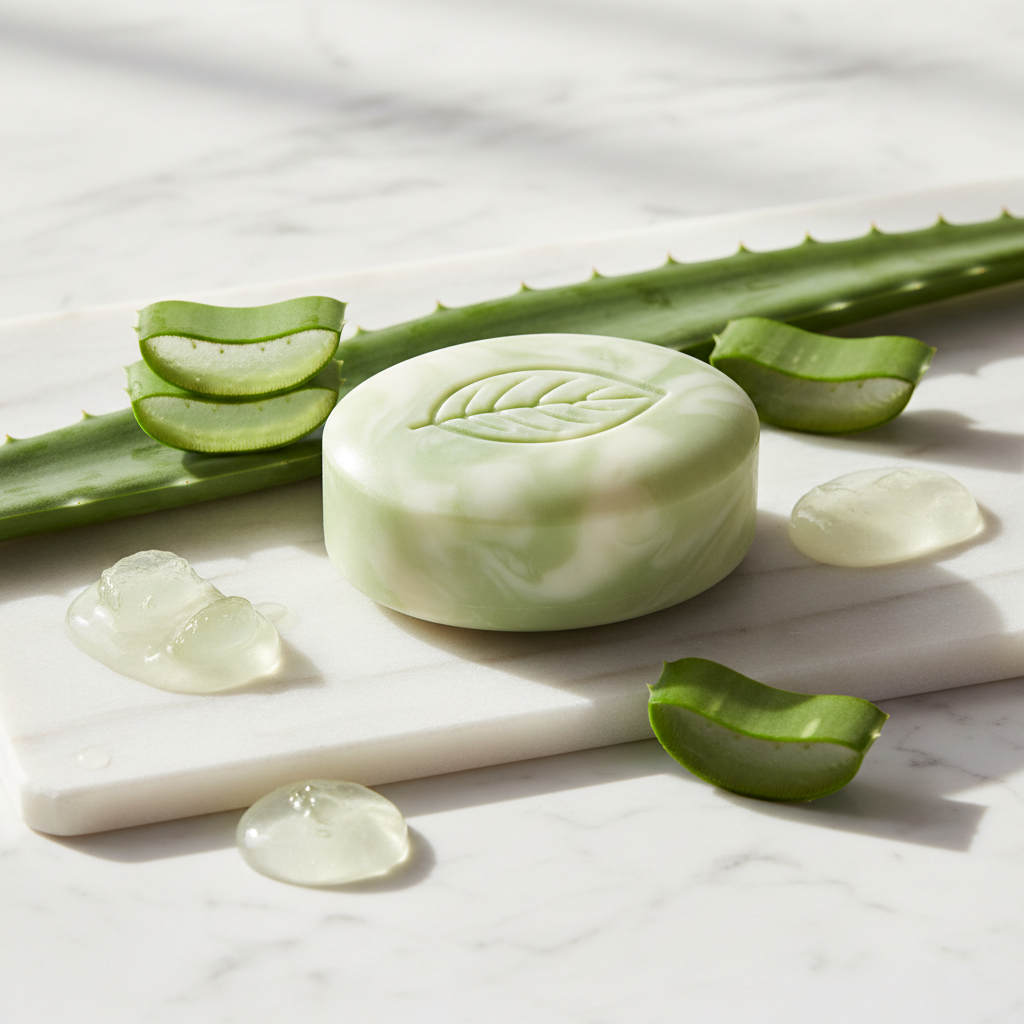 Yojawill Organic Aloe Vera Bar Soap Natural Ingredients