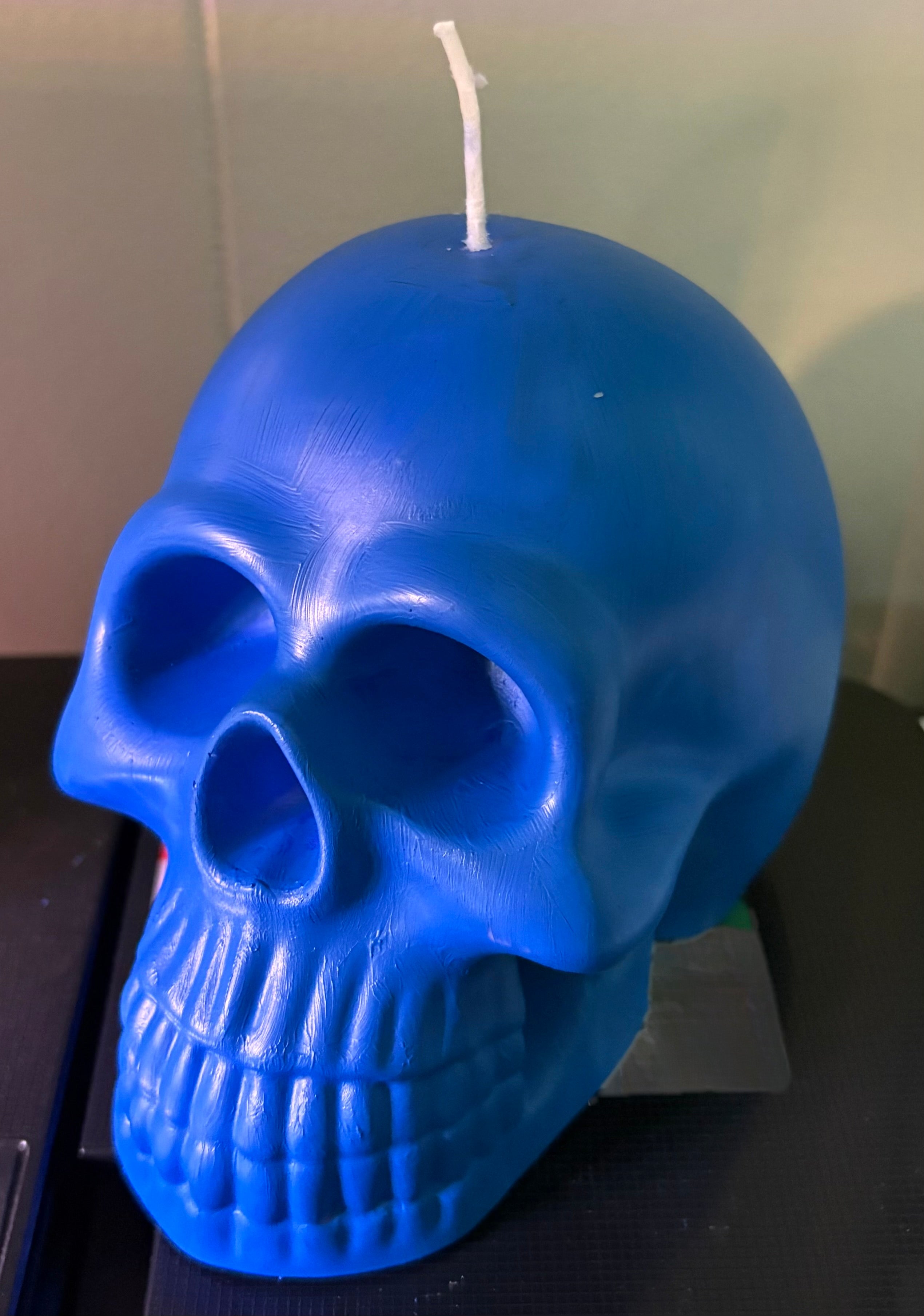 Yojawill Organic Large Skull Soy Candle Hand Poured