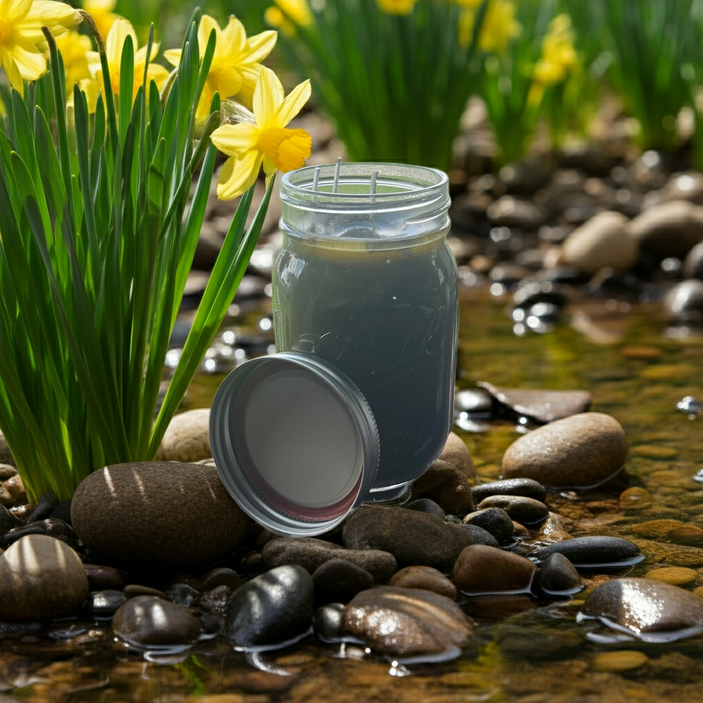 Yojawill Organic Large Mason Jar Soy Candle Hand Poured