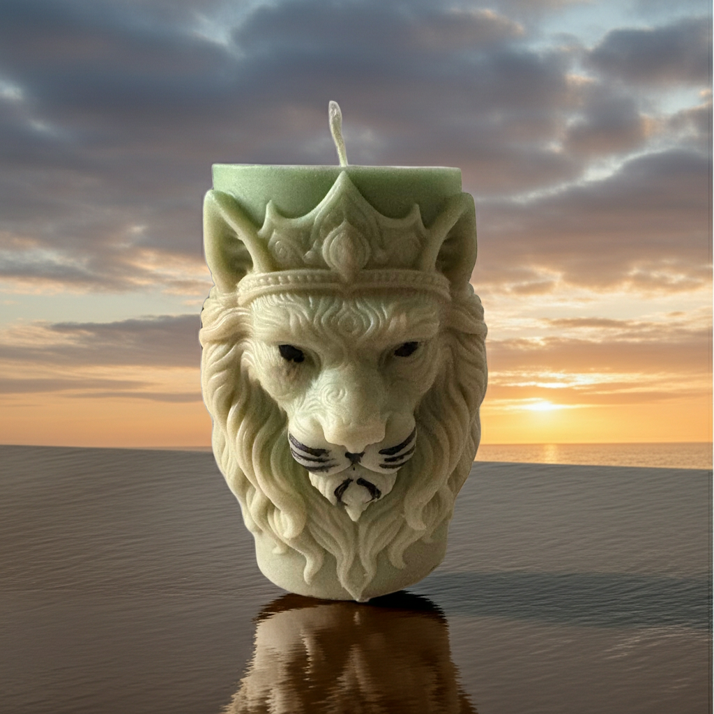 Yojawill Organic Lion Soy Candle Hand Poured