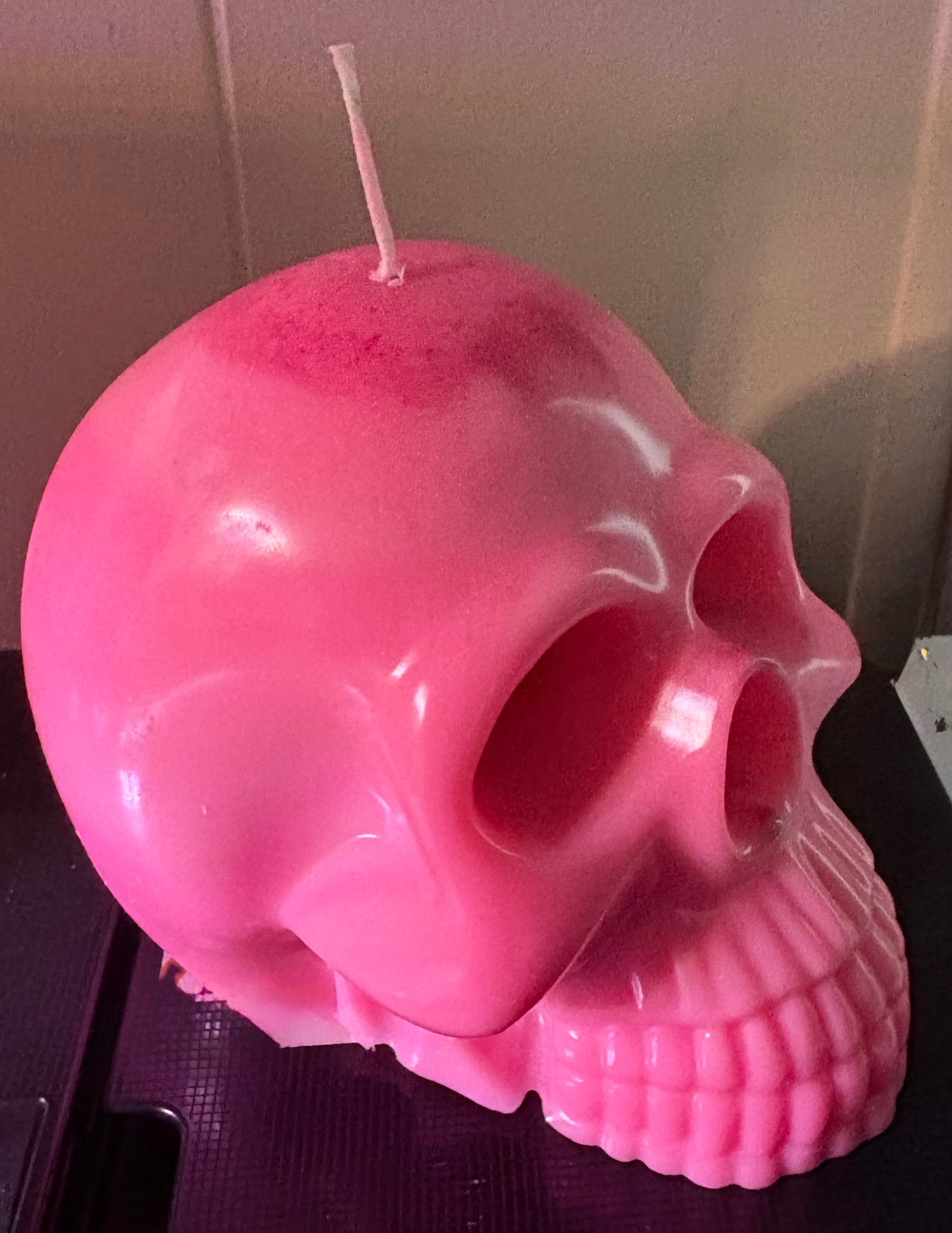 Yojawill Organic Large Skull Soy Candle Hand Poured