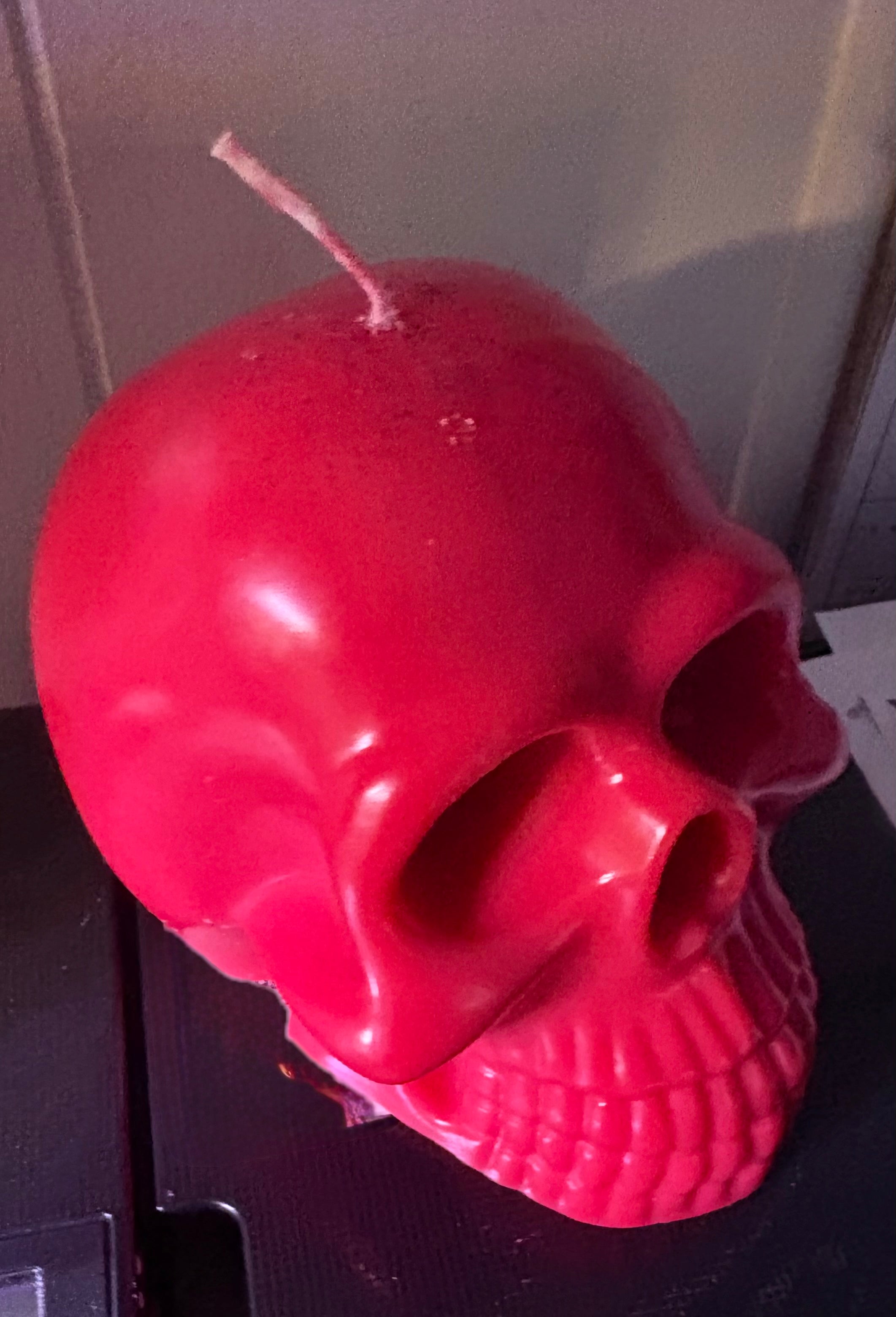 Yojawill Organic Large Skull Soy Candle Hand Poured