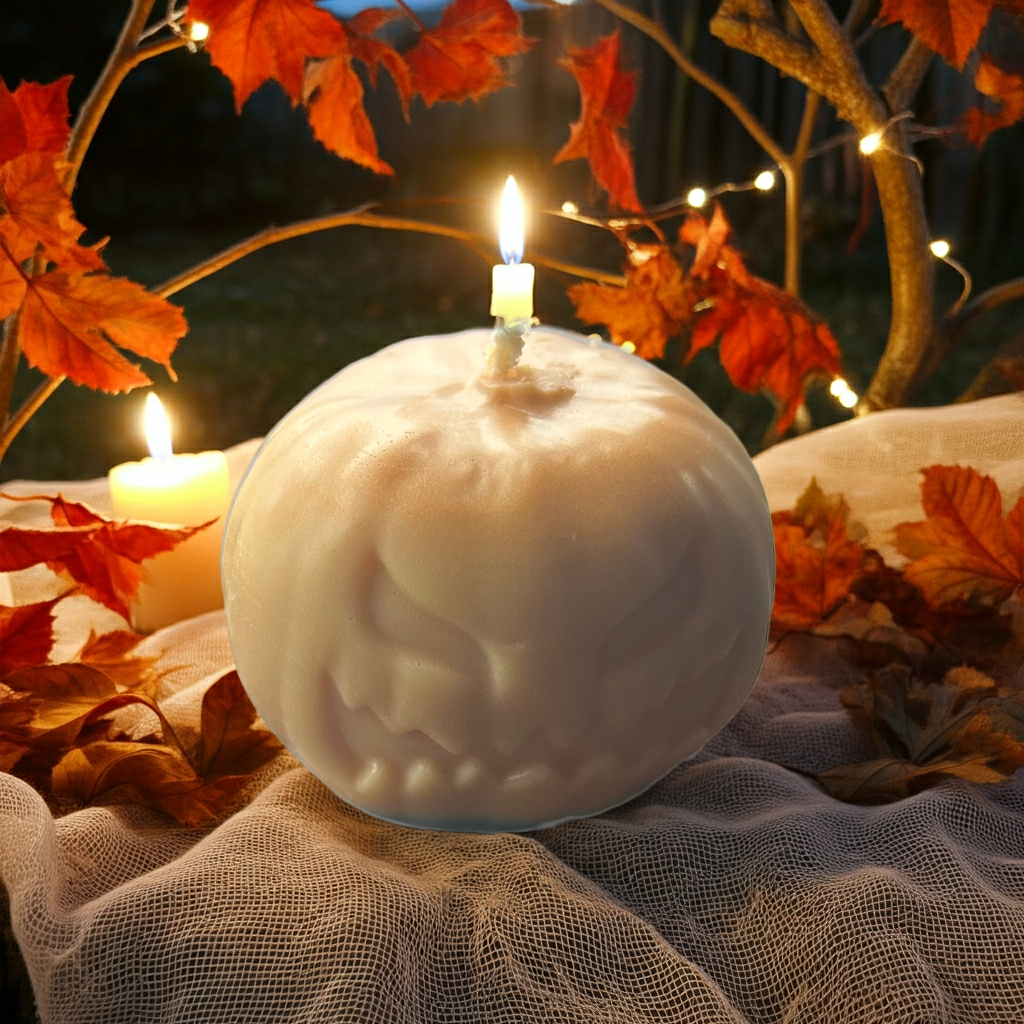 Yojawill Organic Halloween Pumpkin Soy Candle Hand Poured