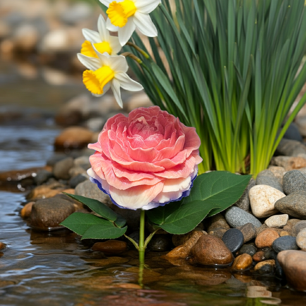 Yojawill Organic Lovely Rose Soy Candle Hand Poured