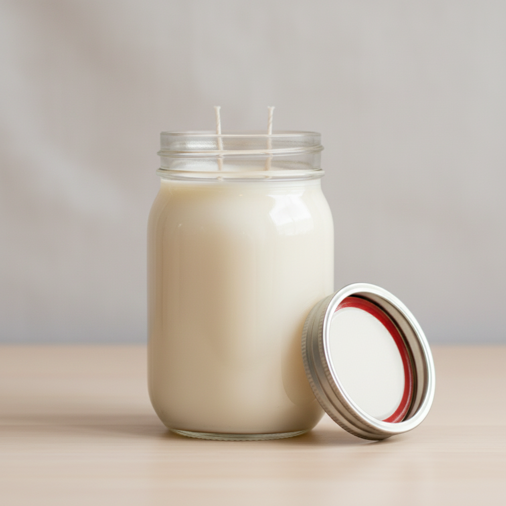 Yojawill Organic Large Mason Jar Soy Candle