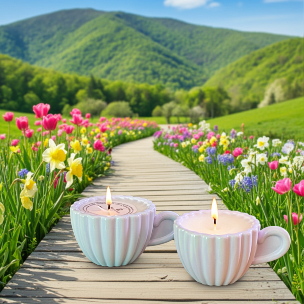 Yojawill Organic Cookie Cup Candles Hand Poured